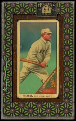 Picture, Helmar Brewing, T206-Helmar Card # 84, Billy Gilbert, Batting follow through, New York Giants